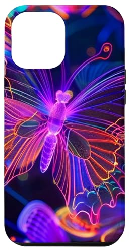 Lila Schmetterlinge Muster Elegant Natur Lila Schmetterling Hülle für iPhone 12 Pro Max von Women's Butterflies Accessories With Butterfly Art