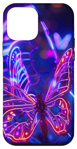 Lila Schmetterlinge Muster Elegant Natur Lila Schmetterling Hülle für iPhone 12 mini von Women's Butterflies Accessories With Butterfly Art