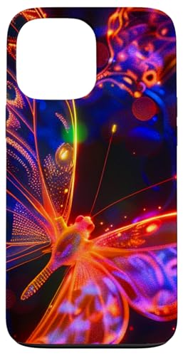 Lila Schmetterlinge Muster Elegant Natur Lila Schmetterling Hülle für iPhone 13 Pro Max von Women's Butterflies Accessories With Butterfly Art