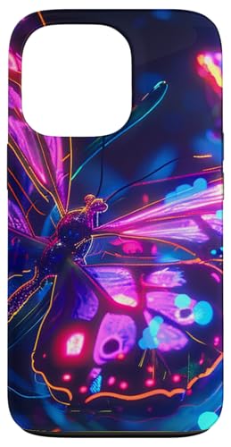 Lila Schmetterlinge Muster Elegant Natur Lila Schmetterling Hülle für iPhone 13 Pro von Women's Butterflies Accessories With Butterfly Art