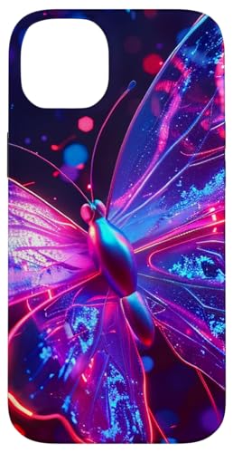 Lila Schmetterlinge Muster Elegant Natur Lila Schmetterling Hülle für iPhone 14 Plus Lila Schmetterlinge Muster Elegant Natur Lila Schmetterling Hülle für iPhone 14 Plus von Women's Butterflies Accessories With Butterfly Art