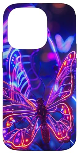 Lila Schmetterlinge Muster Elegant Natur Lila Schmetterling Hülle für iPhone 14 Pro von Women's Butterflies Accessories With Butterfly Art