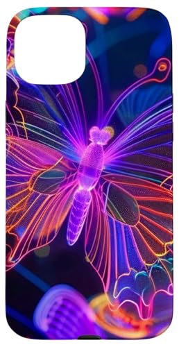 Lila Schmetterlinge Muster Elegant Natur Lila Schmetterling Hülle für iPhone 15 Plus Lila Schmetterlinge Muster Elegant Natur Lila Schmetterling Hülle für iPhone 15 Plus von Women's Butterflies Accessories With Butterfly Art