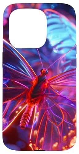 Lila Schmetterlinge Muster Elegant Natur Lila Schmetterling Hülle für iPhone 15 Pro von Women's Butterflies Accessories With Butterfly Art
