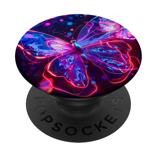 Lila Schmetterlinge Muster Elegant Natur Lila Schmetterling PopSockets Klebender PopGrip Lila Schmetterlinge Muster Elegant Natur Lila Schmetterling PopSockets Klebender PopGrip von Women's Butterflies Accessories With Butterfly Art