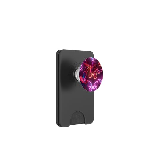 Lila Schmetterlinge Muster Elegant Natur Orange Schmetterling PopSockets PopWallet für MagSafe von Women's Butterflies Accessories With Butterfly Art