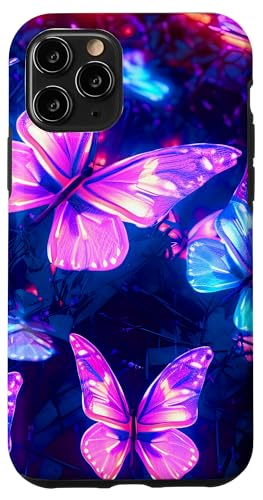 Lila Schmetterlinge Muster Natur Blau Lila Schmetterling Hülle für iPhone 11 Pro Lila Schmetterlinge Muster Natur Blau Lila Schmetterling Hülle für iPhone 11 Pro von Women's Butterflies Accessories With Butterfly Art
