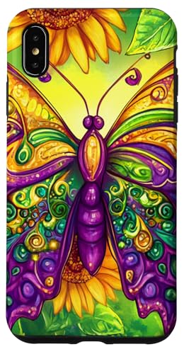 Lila Schmetterlinge Muster Sonnenblume Natur Lila Schmetterling Hülle für iPhone XS Max Lila Schmetterlinge Muster Sonnenblume Natur Lila Schmetterling Hülle für iPhone XS Max von Women's Butterflies Accessories With Butterfly Art