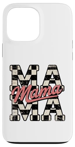 Mama-Buchstaben-Druck, lustig, Muttertag Hülle für iPhone 13 Pro Max von Womens Mama Shirts For Women Best Mom Ever