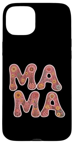 Mama-Buchstaben-Druck, lustig, Muttertag Hülle für iPhone 15 Plus Mama-Buchstaben-Druck, lustig, Muttertag Hülle für iPhone 15 Plus von Womens Mama Shirts For Women Best Mom Ever