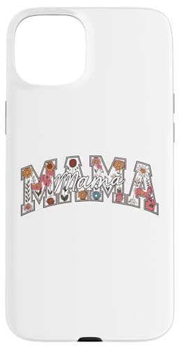 Mama-Buchstaben-Druck, lustig, Muttertag Hülle für iPhone 15 Plus Mama-Buchstaben-Druck, lustig, Muttertag Hülle für iPhone 15 Plus von Womens Mama Shirts For Women Best Mom Ever