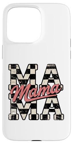Mama-Buchstaben-Druck, lustig, Muttertag Hülle für iPhone 15 Pro Max von Womens Mama Shirts For Women Best Mom Ever