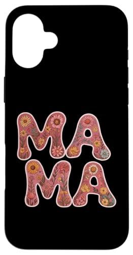 Mama-Buchstaben-Druck, lustig, Muttertag Hülle für iPhone 16 Plus Mama-Buchstaben-Druck, lustig, Muttertag Hülle für iPhone 16 Plus von Womens Mama Shirts For Women Best Mom Ever