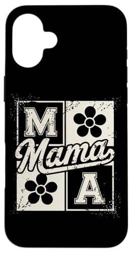 Mama-Buchstaben-Druck, lustig, Muttertag Hülle für iPhone 16 Plus Mama-Buchstaben-Druck, lustig, Muttertag Hülle für iPhone 16 Plus von Womens Mama Shirts For Women Best Mom Ever