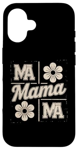 Mama-Buchstaben-Druck, lustig, Muttertag Hülle für iPhone 16 Mama-Buchstaben-Druck, lustig, Muttertag Hülle für iPhone 16 von Womens Mama Shirts For Women Best Mom Ever