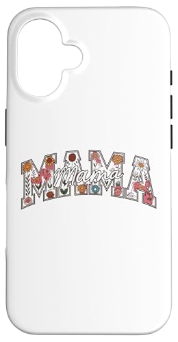 Mama-Buchstaben-Druck, lustig, Muttertag Hülle für iPhone 16 Mama-Buchstaben-Druck, lustig, Muttertag Hülle für iPhone 16 von Womens Mama Shirts For Women Best Mom Ever
