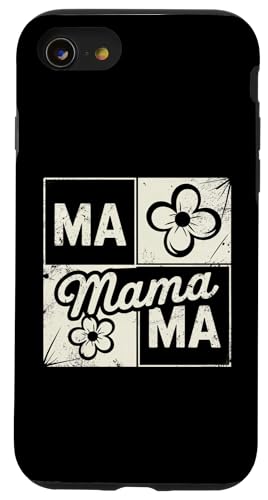 Mama-Buchstaben-Druck, lustig, Muttertag Hülle für iPhone SE (2020) / 7 / 8 von Womens Mama Shirts For Women Best Mom Ever