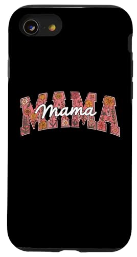 Mama-Buchstaben-Druck, lustig, Muttertag Hülle für iPhone SE (2020) / 7 / 8 von Womens Mama Shirts For Women Best Mom Ever