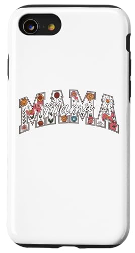 Mama-Buchstaben-Druck, lustig, Muttertag Hülle für iPhone SE (2020) / 7 / 8 von Womens Mama Shirts For Women Best Mom Ever