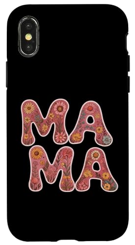 Mama-Buchstaben-Druck, lustig, Muttertag Hülle für iPhone X/XS Mama-Buchstaben-Druck, lustig, Muttertag Hülle für iPhone X/XS von Womens Mama Shirts For Women Best Mom Ever