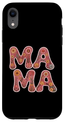 Mama-Buchstaben-Druck, lustig, Muttertag Hülle für iPhone XR Mama-Buchstaben-Druck, lustig, Muttertag Hülle für iPhone XR von Womens Mama Shirts For Women Best Mom Ever