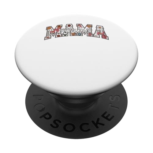 Mama-Buchstaben-Druck, lustig, Muttertag PopSockets Klebender PopGrip von Womens Mama Shirts For Women Best Mom Ever