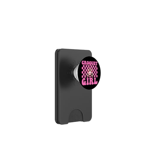 Krocket Mädchen Spieler Mama Muttertag Kokette Schleife PopSockets PopWallet für MagSafe Krocket Mädchen Spieler Mama Muttertag Kokette Schleife PopSockets PopWallet für MagSafe von Womens Pink Coquette Bow Croquet Player Gifts
