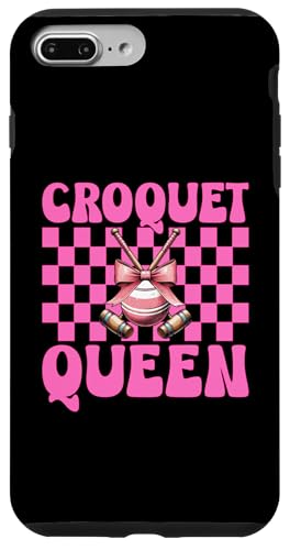 Krocket Queen Player Girl Mom Mama Muttertag Kokette Schleife Hülle für iPhone 7 Plus/8 Plus Krocket Queen Player Girl Mom Mama Muttertag Kokette Schleife Hülle für iPhone 7 Plus/8 Plus von Womens Pink Coquette Bow Croquet Player Gifts