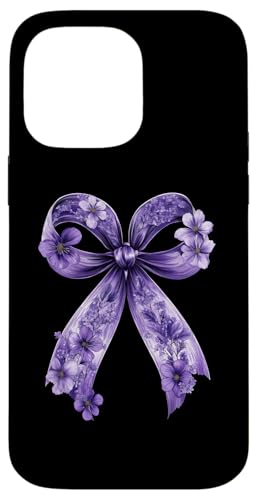Kokette Schleife Epilepsie Bewusstsein Lila Band Mädchen Mama Hülle für iPhone 14 Pro Max Kokette Schleife Epilepsie Bewusstsein Lila Band Mädchen Mama Hülle für iPhone 14 Pro Max von Womens Pink Coquette Bow Epilepsy Awareness Gifts