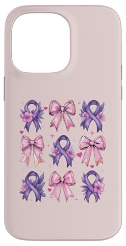 Kokette Schleife Epilepsie Bewusstsein Lila Band Mädchen Mama Hülle für iPhone 14 Pro Max Kokette Schleife Epilepsie Bewusstsein Lila Band Mädchen Mama Hülle für iPhone 14 Pro Max von Womens Pink Coquette Bow Epilepsy Awareness Gifts