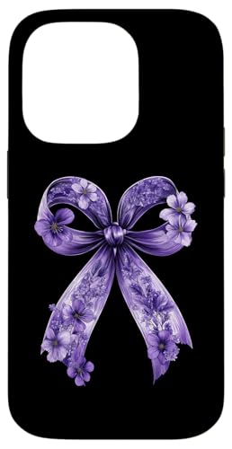 Kokette Schleife Epilepsie Bewusstsein Lila Band Mädchen Mama Hülle für iPhone 14 Pro Kokette Schleife Epilepsie Bewusstsein Lila Band Mädchen Mama Hülle für iPhone 14 Pro von Womens Pink Coquette Bow Epilepsy Awareness Gifts