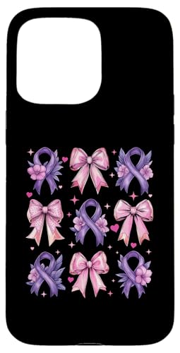 Kokette Schleife Epilepsie Bewusstsein Lila Band Mädchen Mama Hülle für iPhone 15 Pro Max Kokette Schleife Epilepsie Bewusstsein Lila Band Mädchen Mama Hülle für iPhone 15 Pro Max von Womens Pink Coquette Bow Epilepsy Awareness Gifts