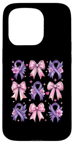 Kokette Schleife Epilepsie Bewusstsein Lila Band Mädchen Mama Hülle für iPhone 15 Pro Kokette Schleife Epilepsie Bewusstsein Lila Band Mädchen Mama Hülle für iPhone 15 Pro von Womens Pink Coquette Bow Epilepsy Awareness Gifts