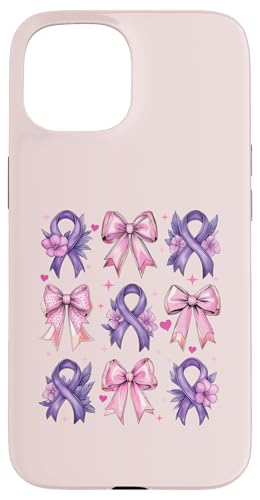 Kokette Schleife Epilepsie Bewusstsein Lila Band Mädchen Mama Hülle für iPhone 15 Kokette Schleife Epilepsie Bewusstsein Lila Band Mädchen Mama Hülle für iPhone 15 von Womens Pink Coquette Bow Epilepsy Awareness Gifts