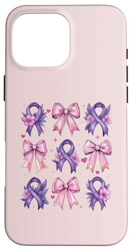 Kokette Schleife Epilepsie Bewusstsein Lila Band Mädchen Mama Hülle für iPhone 16 Pro Max Kokette Schleife Epilepsie Bewusstsein Lila Band Mädchen Mama Hülle für iPhone 16 Pro Max von Womens Pink Coquette Bow Epilepsy Awareness Gifts