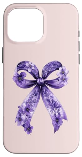 Kokette Schleife Epilepsie Bewusstsein Lila Band Mädchen Mama Hülle für iPhone 16 Pro Max Kokette Schleife Epilepsie Bewusstsein Lila Band Mädchen Mama Hülle für iPhone 16 Pro Max von Womens Pink Coquette Bow Epilepsy Awareness Gifts