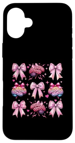 Kokette Schleife Epilepsie Bewusstsein Mädchen Mutter Muttertag Hülle für iPhone 16 Plus Kokette Schleife Epilepsie Bewusstsein Mädchen Mutter Muttertag Hülle für iPhone 16 Plus von Womens Pink Coquette Bow Epilepsy Awareness Gifts