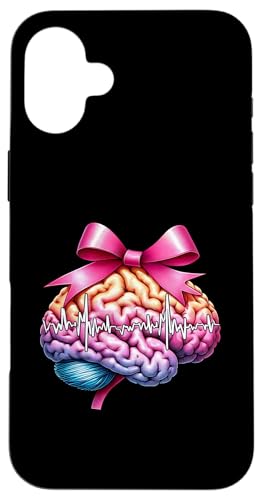 Kokette Schleife Epilepsie Bewusstsein Mädchen Mutter Muttertag Hülle für iPhone 16 Plus Kokette Schleife Epilepsie Bewusstsein Mädchen Mutter Muttertag Hülle für iPhone 16 Plus von Womens Pink Coquette Bow Epilepsy Awareness Gifts