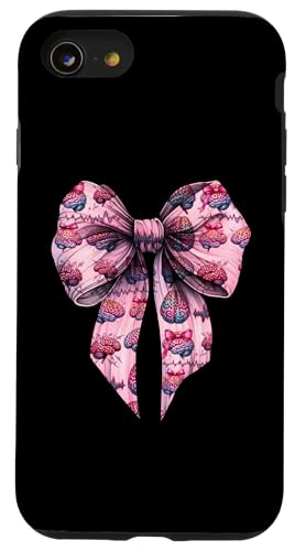 Kokette Schleife Epilepsie Bewusstsein Mädchen Mutter Muttertag Hülle für iPhone SE (2020) / 7 / 8 von Womens Pink Coquette Bow Epilepsy Awareness Gifts