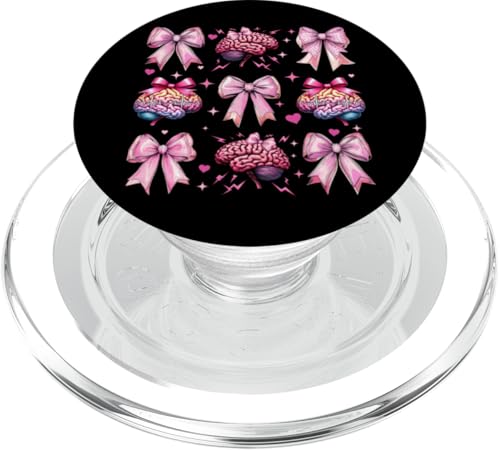 Kokette Schleife Epilepsie Bewusstsein Mädchen Mutter Muttertag PopSockets PopGrip für MagSafe Kokette Schleife Epilepsie Bewusstsein Mädchen Mutter Muttertag PopSockets PopGrip für MagSafe von Womens Pink Coquette Bow Epilepsy Awareness Gifts
