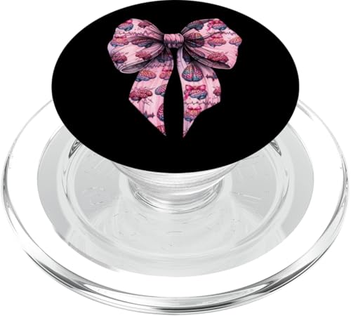 Kokette Schleife Epilepsie Bewusstsein Mädchen Mutter Muttertag PopSockets PopGrip für MagSafe Kokette Schleife Epilepsie Bewusstsein Mädchen Mutter Muttertag PopSockets PopGrip für MagSafe von Womens Pink Coquette Bow Epilepsy Awareness Gifts