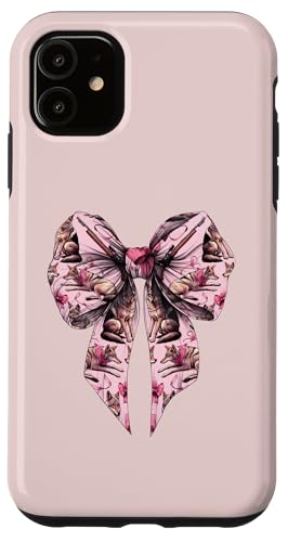 Coquette Bow Coyote Hunter Jagd Mädchen Mama Muttertag Hülle für iPhone 11 Coquette Bow Coyote Hunter Jagd Mädchen Mama Muttertag Hülle für iPhone 11 von Womens Pink Coquette Ribbon Coyote Hunter Gifts