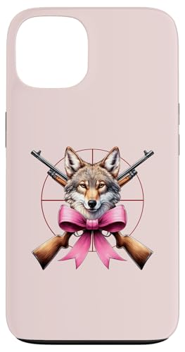 Coquette Bow Coyote Hunter Jagd Mädchen Mama Muttertag Hülle für iPhone 13 Coquette Bow Coyote Hunter Jagd Mädchen Mama Muttertag Hülle für iPhone 13 von Womens Pink Coquette Ribbon Coyote Hunter Gifts