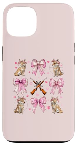 Coquette Bow Coyote Hunter Jagd Mädchen Mama Muttertag Hülle für iPhone 13 Coquette Bow Coyote Hunter Jagd Mädchen Mama Muttertag Hülle für iPhone 13 von Womens Pink Coquette Ribbon Coyote Hunter Gifts