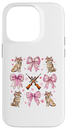 Coquette Bow Coyote Hunter Jagd Mädchen Mama Muttertag Hülle für iPhone 14 Pro Coquette Bow Coyote Hunter Jagd Mädchen Mama Muttertag Hülle für iPhone 14 Pro von Womens Pink Coquette Ribbon Coyote Hunter Gifts