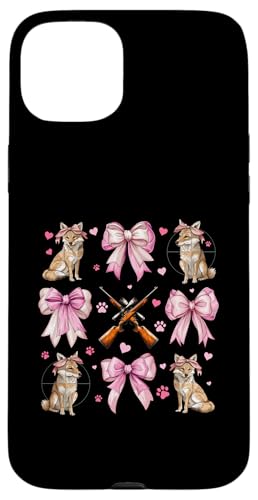 Coquette Bow Coyote Hunter Jagd Mädchen Mama Muttertag Hülle für iPhone 15 Plus Coquette Bow Coyote Hunter Jagd Mädchen Mama Muttertag Hülle für iPhone 15 Plus von Womens Pink Coquette Ribbon Coyote Hunter Gifts