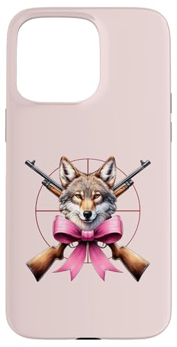 Coquette Bow Coyote Hunter Jagd Mädchen Mama Muttertag Hülle für iPhone 15 Pro Max Coquette Bow Coyote Hunter Jagd Mädchen Mama Muttertag Hülle für iPhone 15 Pro Max von Womens Pink Coquette Ribbon Coyote Hunter Gifts
