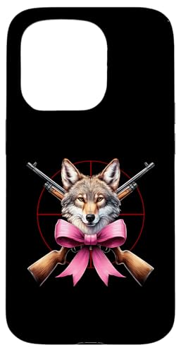 Coquette Bow Coyote Hunter Jagd Mädchen Mama Muttertag Hülle für iPhone 15 Pro Coquette Bow Coyote Hunter Jagd Mädchen Mama Muttertag Hülle für iPhone 15 Pro von Womens Pink Coquette Ribbon Coyote Hunter Gifts