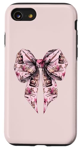 Coquette Bow Coyote Hunter Jagd Mädchen Mama Muttertag Hülle für iPhone SE (2020) / 7 / 8 von Womens Pink Coquette Ribbon Coyote Hunter Gifts