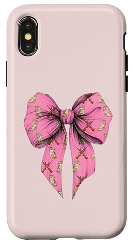 Coquette Bow Coyote Hunter Jagd Mädchen Mama Muttertag Hülle für iPhone X/XS Coquette Bow Coyote Hunter Jagd Mädchen Mama Muttertag Hülle für iPhone X/XS von Womens Pink Coquette Ribbon Coyote Hunter Gifts